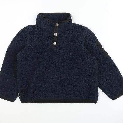 Regatta Boys Blue Fleece Henley Sweatshirt 8 Years