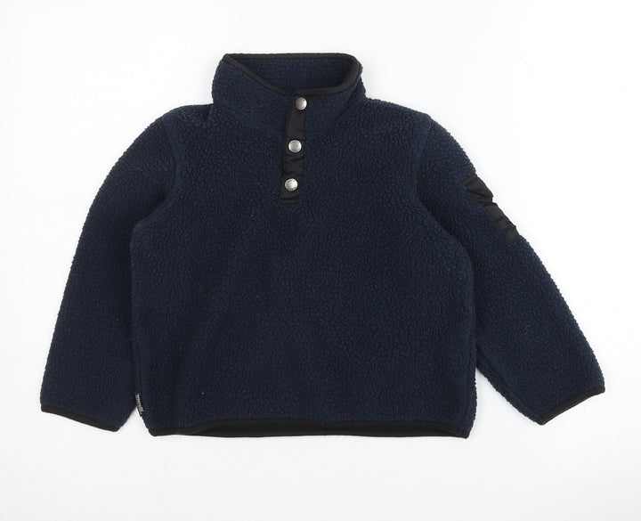 Regatta Boys Blue Fleece Henley Sweatshirt 8 Years