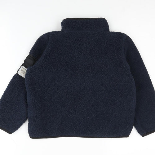 Regatta Boys Blue Fleece Henley Sweatshirt 8 Years