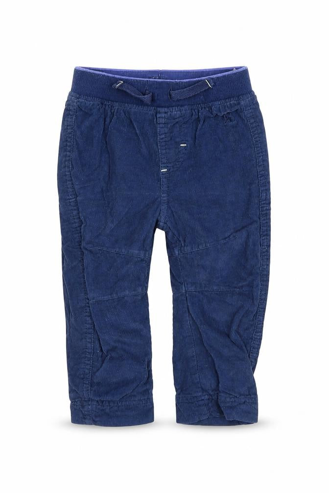 Front view of Joules unisex 3-6 months blue jogger trousers