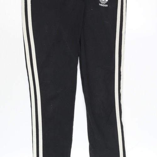 Adidas Women's Black Leggings Size 8 - Stretchy Activewear
