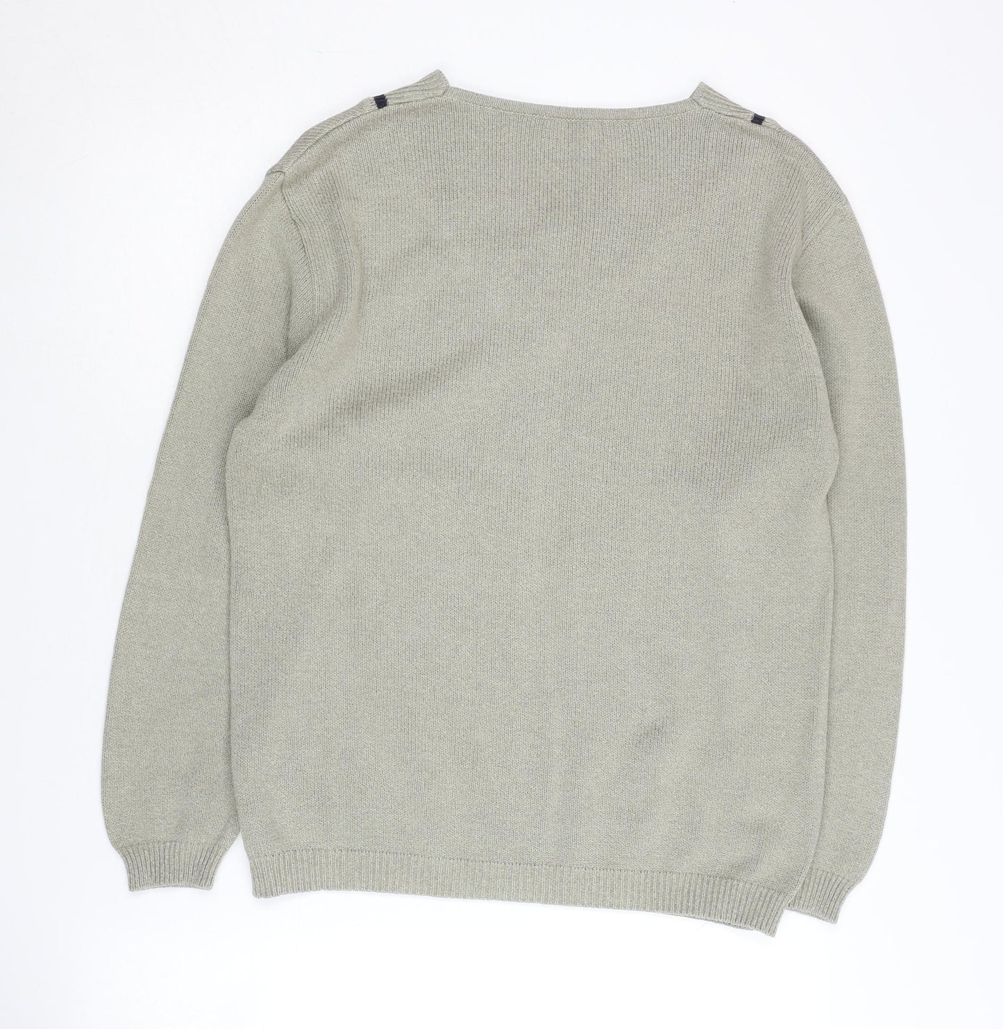 Viyella Women's Grey V-Neck Pullover Jumper S/M