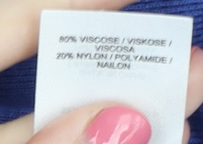 Eastex Women's Blue Knit Open Front Cardigan Size 16