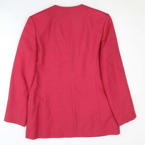 Eastex Red Women's Blazer Size 10 - Elegant Regular Fit