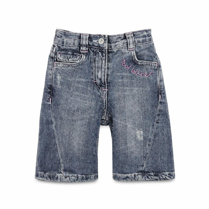 Ted Baker Blue Denim Shorts, Unisex, 3-6 M, Button, Pockets