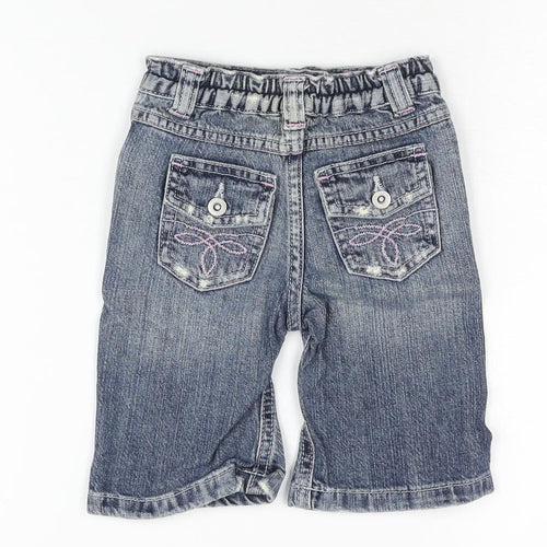 Ted Baker Blue Denim Shorts, Unisex, 3-6 M, Button, Pockets