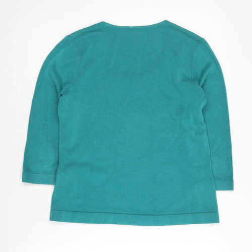 Eastex Women's Green Pullover Jumper, Size 10