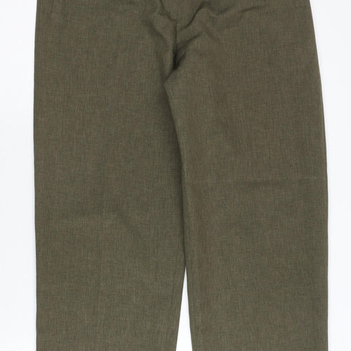 Eastex Women's Green Trousers - Size 17 Regular Fit