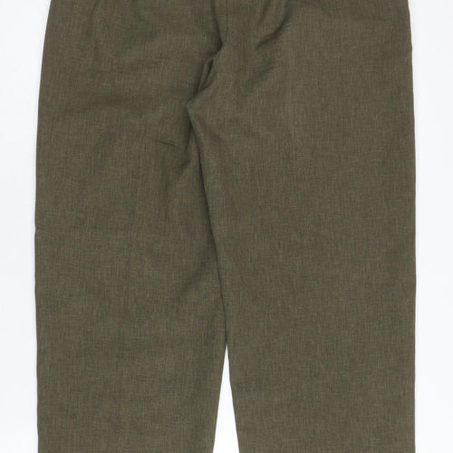 Eastex Women's Green Trousers - Size 17 Regular Fit