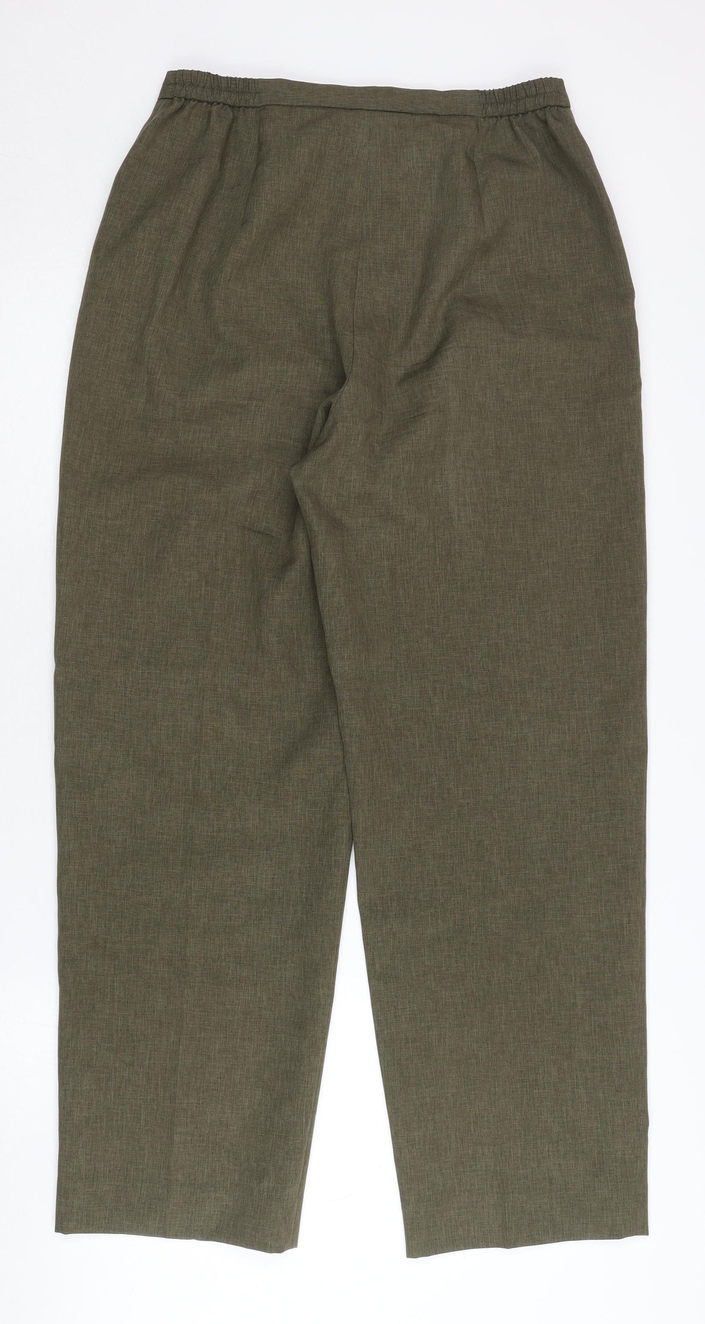 Eastex Women's Green Trousers - Size 17 Regular Fit
