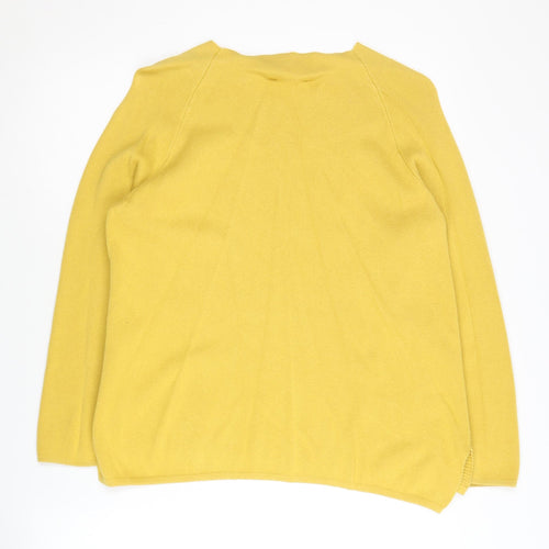 J by Jasper Conran Women's Yellow Pullover Jumper Size 8
