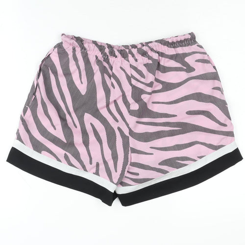DKNY Women's Pink Animal Print Sleep Shorts XS