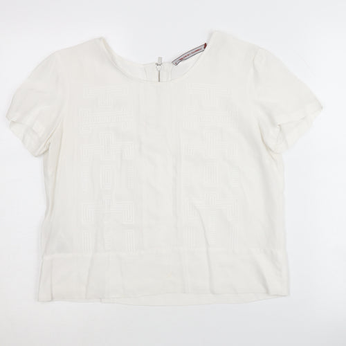 Comptoir des Cotonniers Women's White Blouse Size 10