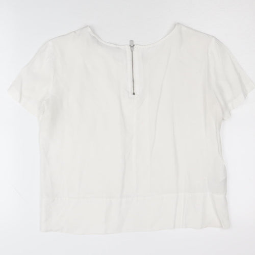 Comptoir des Cotonniers Women's White Blouse Size 10