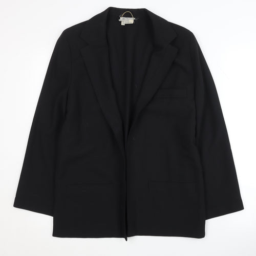 Jacques Vert Women's Black Blazer, Size 12, Classic Fit
