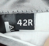Austin Reed Men's Black Blazer, 42R Pinstripe Jacket