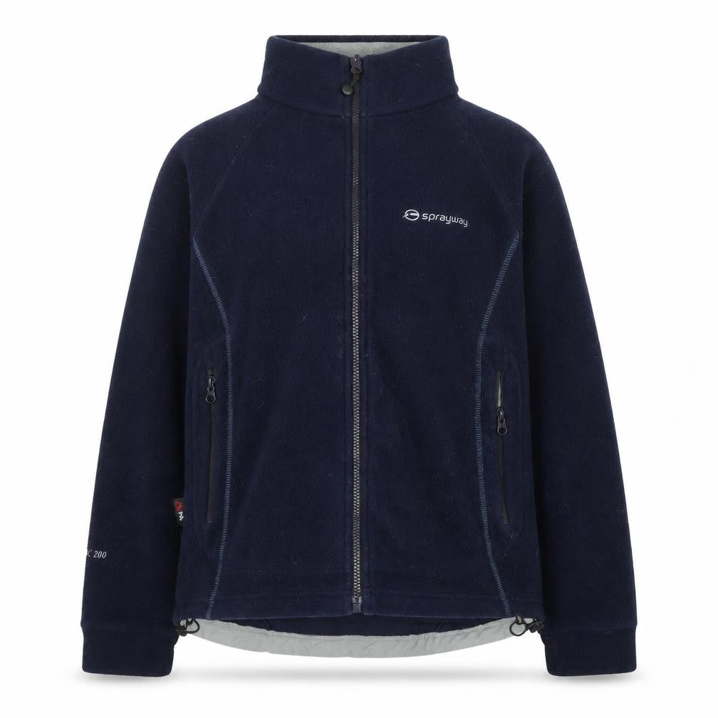Front view of Sprayway Women's Blue, size 8, Fleece Jacket Casual