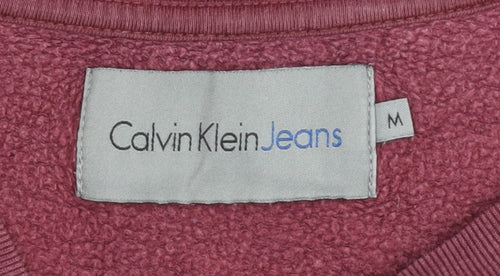Calvin Klein Men's Red Medium Pullover Sweatshirt