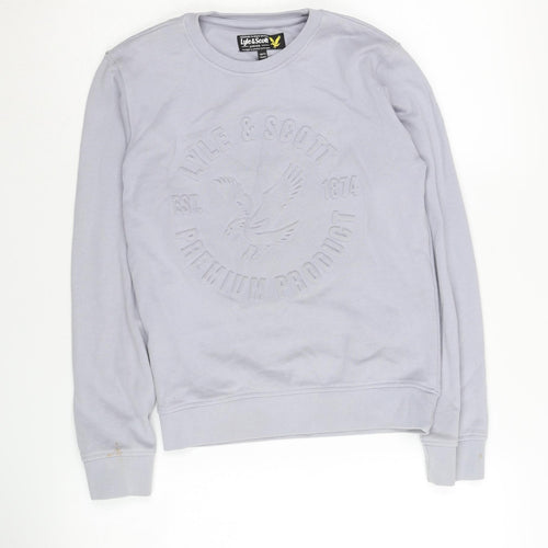 Lyle & Scott Boys Grey Pullover Sweatshirt 10-11 Years