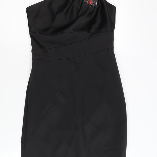 Karen Millen Women's Black Beaded Cocktail Dress
