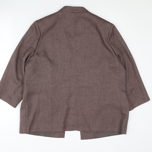 Eastex Brown Women's Blazer, Size 16, Regular Fit