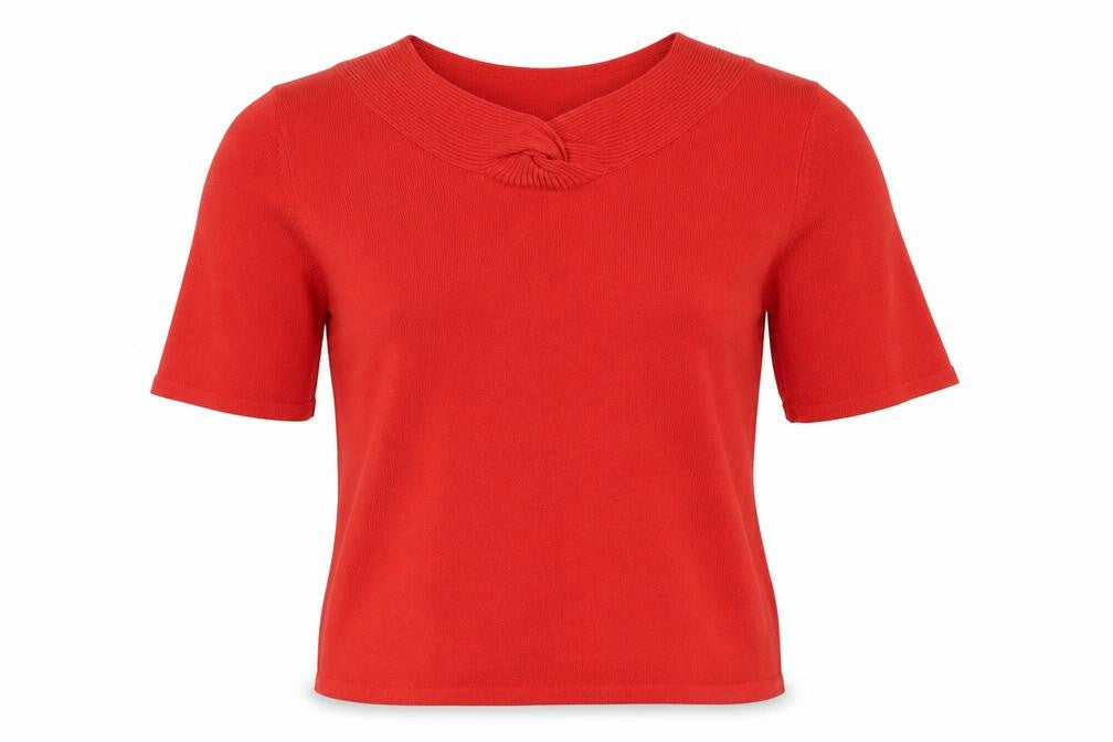 Front view of Honor Millburn Women's Red Jumper, size 10