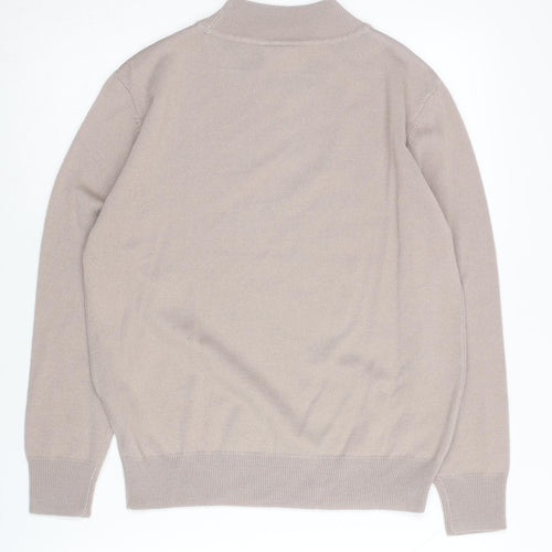 Eastex Women's Beige Cable-Knit Pullover Jumper, Size 10