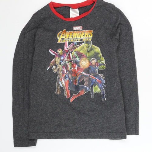 Avon Boys Grey Marvel Avengers T-Shirt 7-8 Years