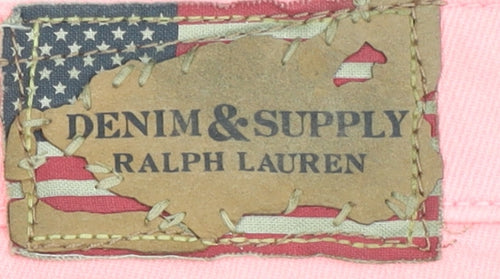 Denim & Supply Ralph Lauren Women's Pink Straight Jeans Size 6