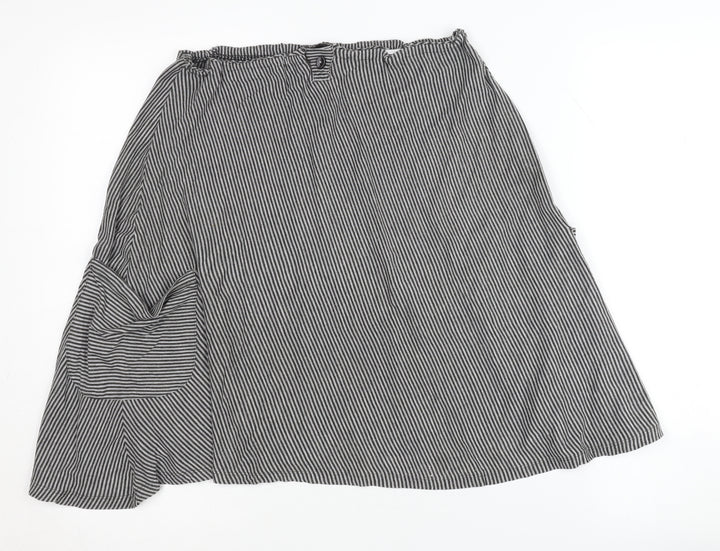 SoulCal Women’s Black Striped Skirt Size 10