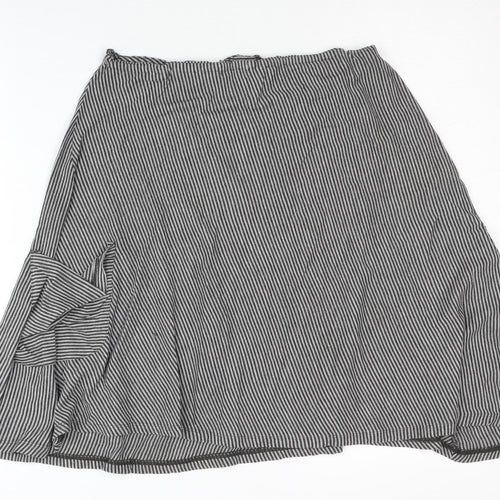 SoulCal Women’s Black Striped Skirt Size 10