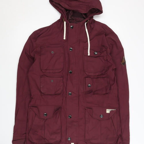Jack & Jones Men's Red Anorak Jacket, Size S