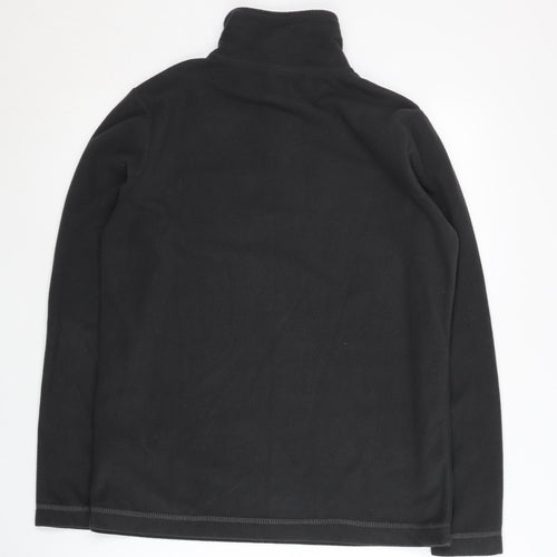 Gelert Men's Black Fleece 1/2 Zip Sweatshirt S