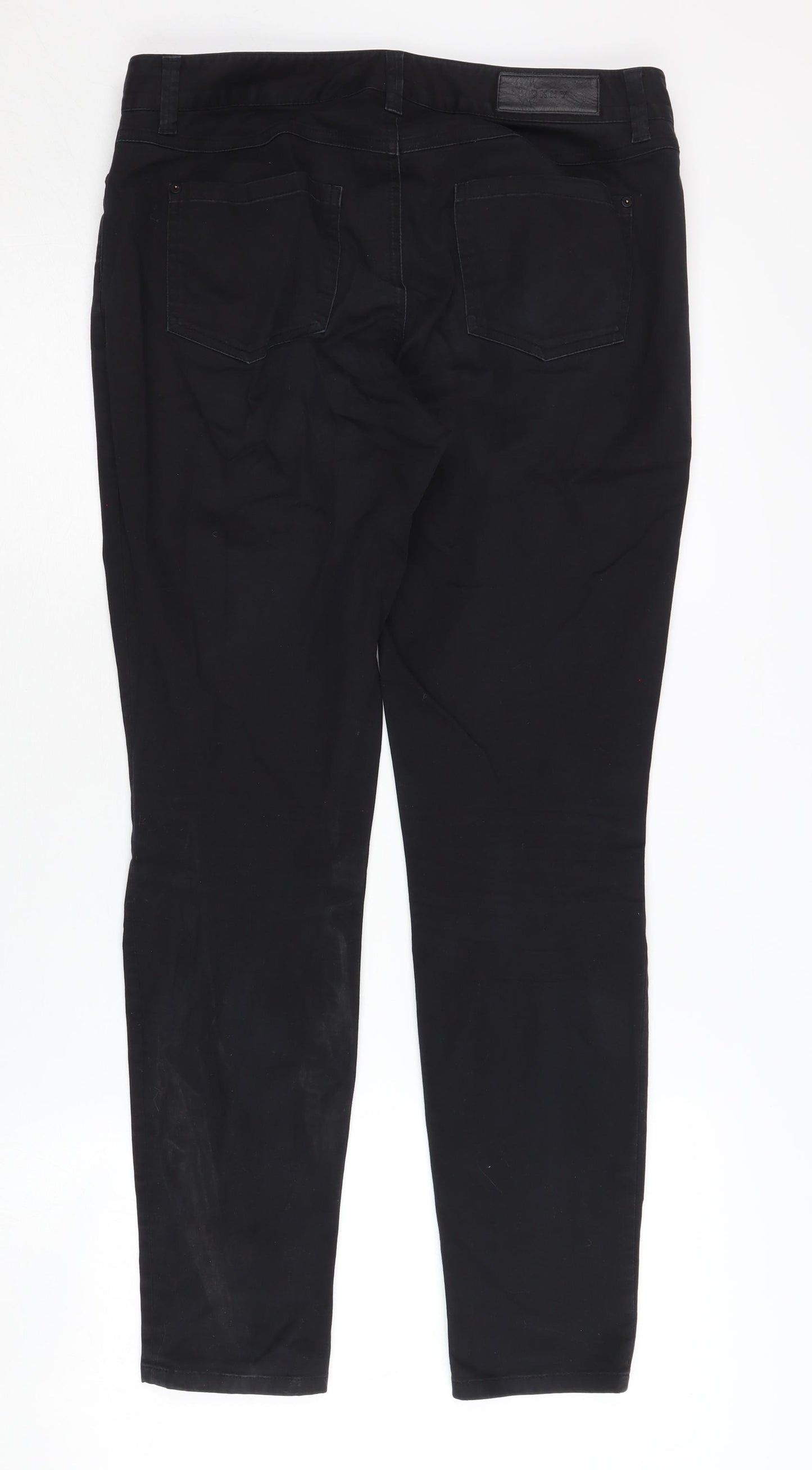 DKNY Women's Black Straight Jeans - Size XS