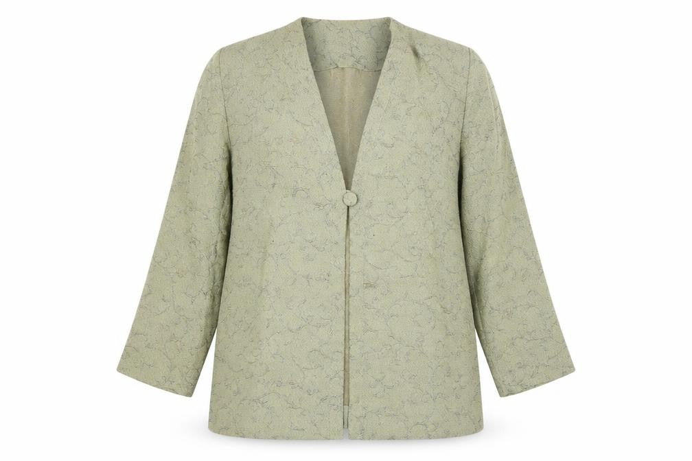 Front view of Eastex Women’s Beige Blazer -, size UK 18