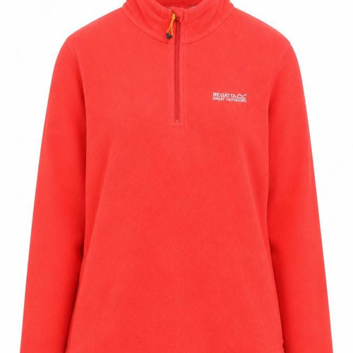 Regatta Women's Red Fleece Pullover Sweatshirt Size 12