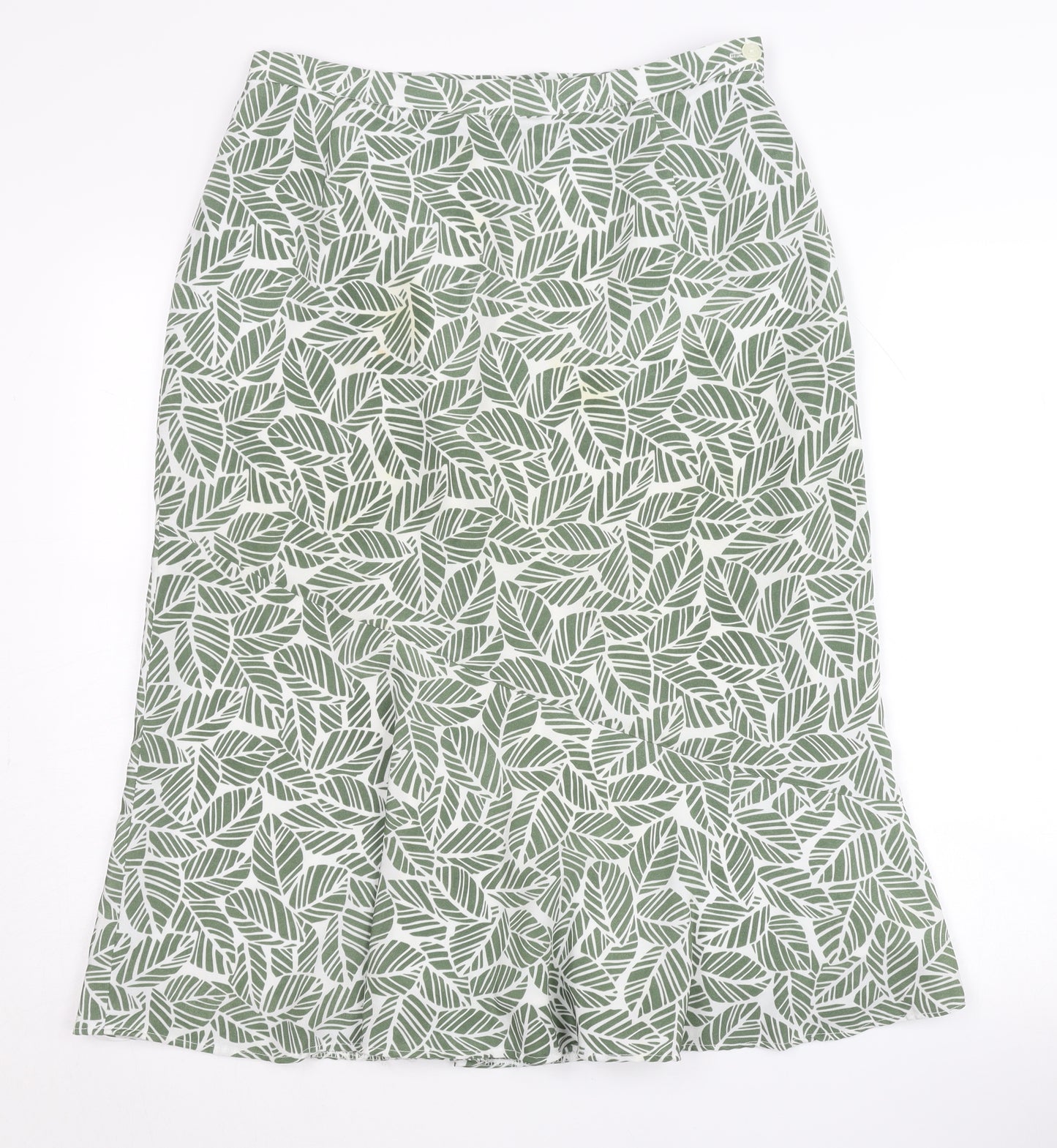 Eastex Women’s Green A-Line Midi Skirt Size 14