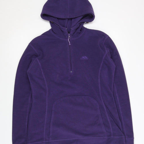 Trespass Women’s Purple Fleece Pullover Hoodie, M