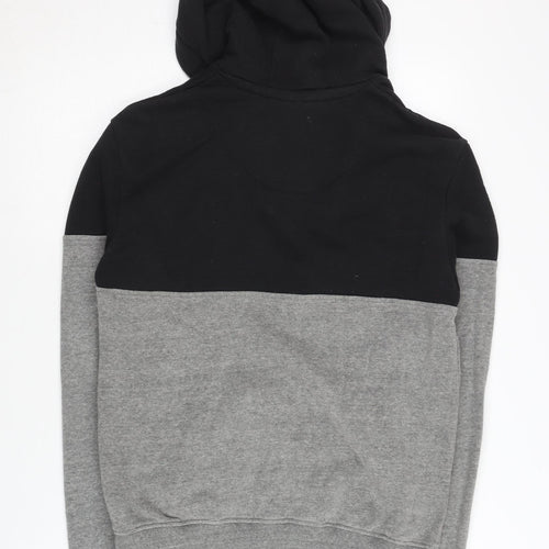 SoulCal & Co Men's Black Grey Pullover Hoodie S