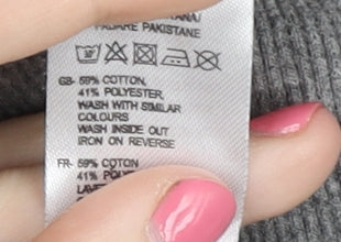 SoulCal & Co Men's Black Grey Pullover Hoodie S