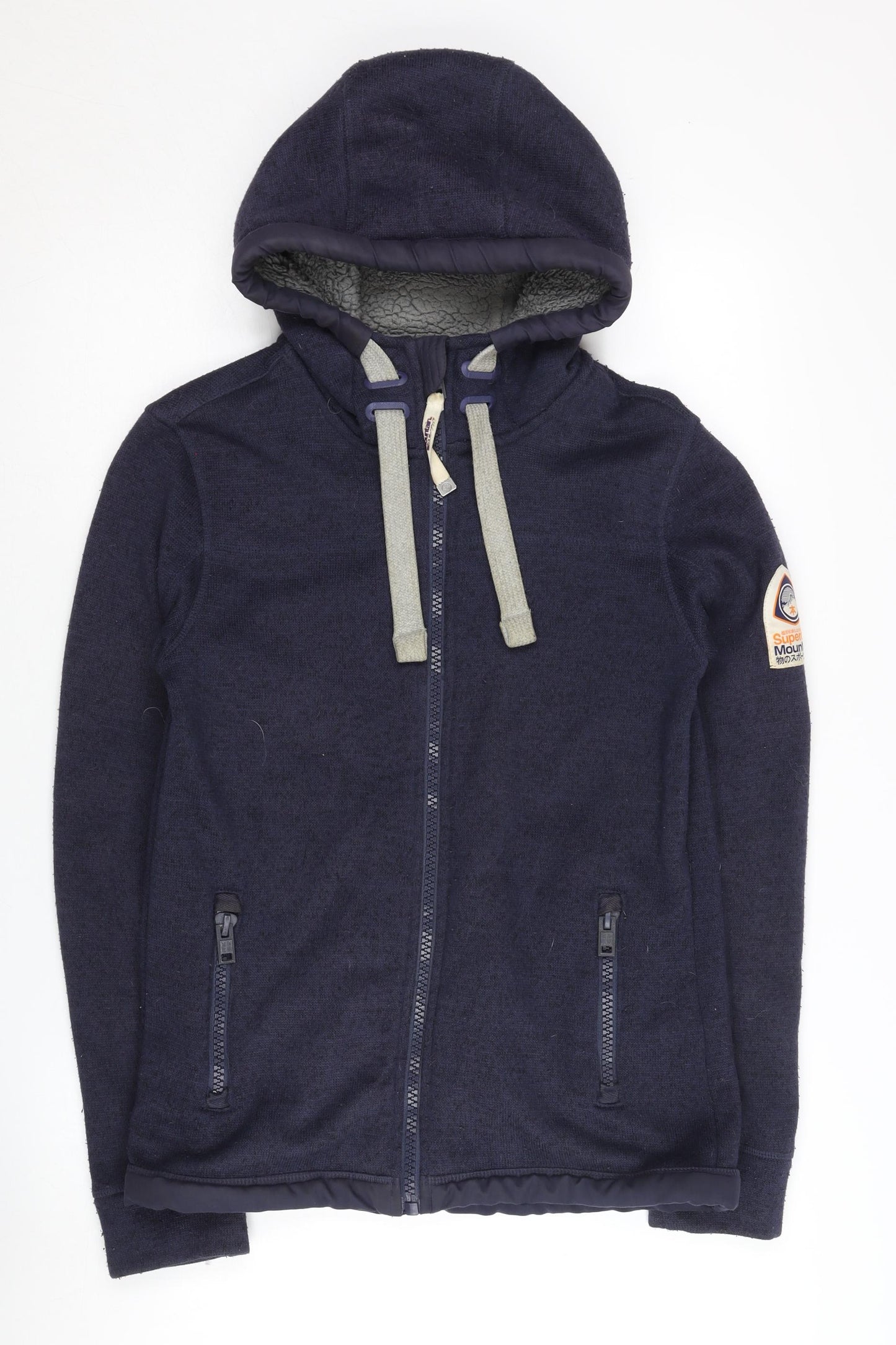 Superdry Men's Blue S Mountain Full Zip Hoodie