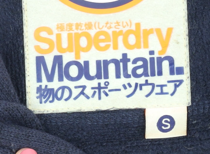 Superdry Men's Blue S Mountain Full Zip Hoodie