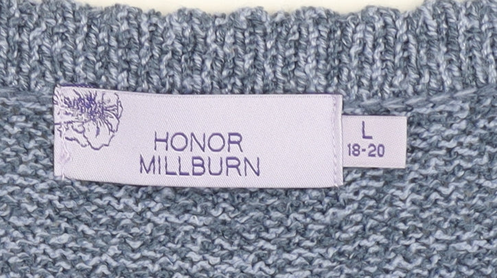 Honor Millburn Women's Blue Cardigan, Size 18-20