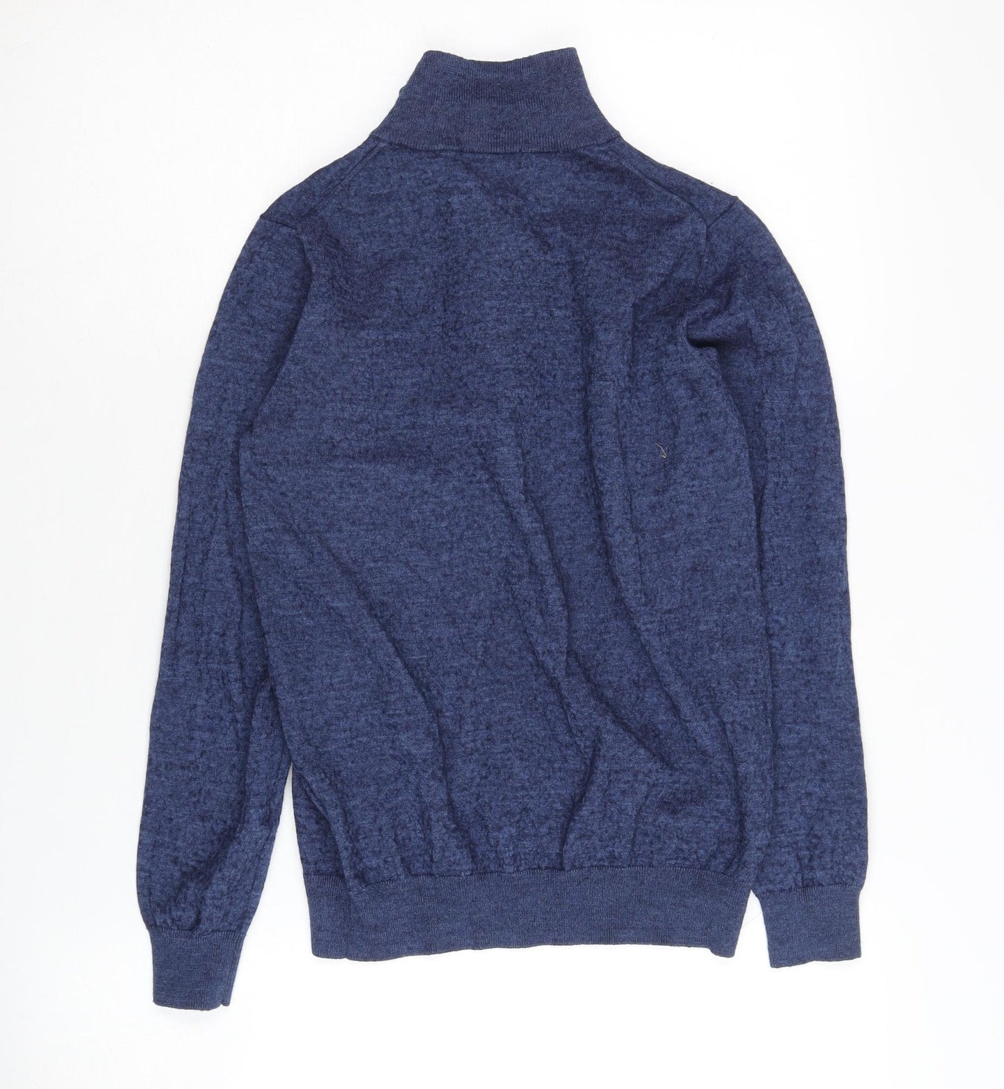 Daniel Hechter Men's Blue S Jumper, 1/2 Zip Knit