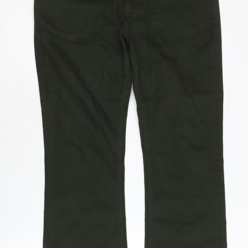 Jigsaw Women's Green Jeans, Size 32"W 28"L, Classic Fit