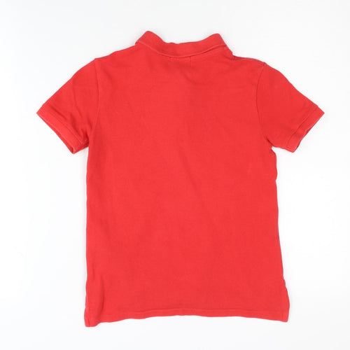 Polo Ralph Lauren Boys Red Polo Shirt, Size 10, Casual Style
