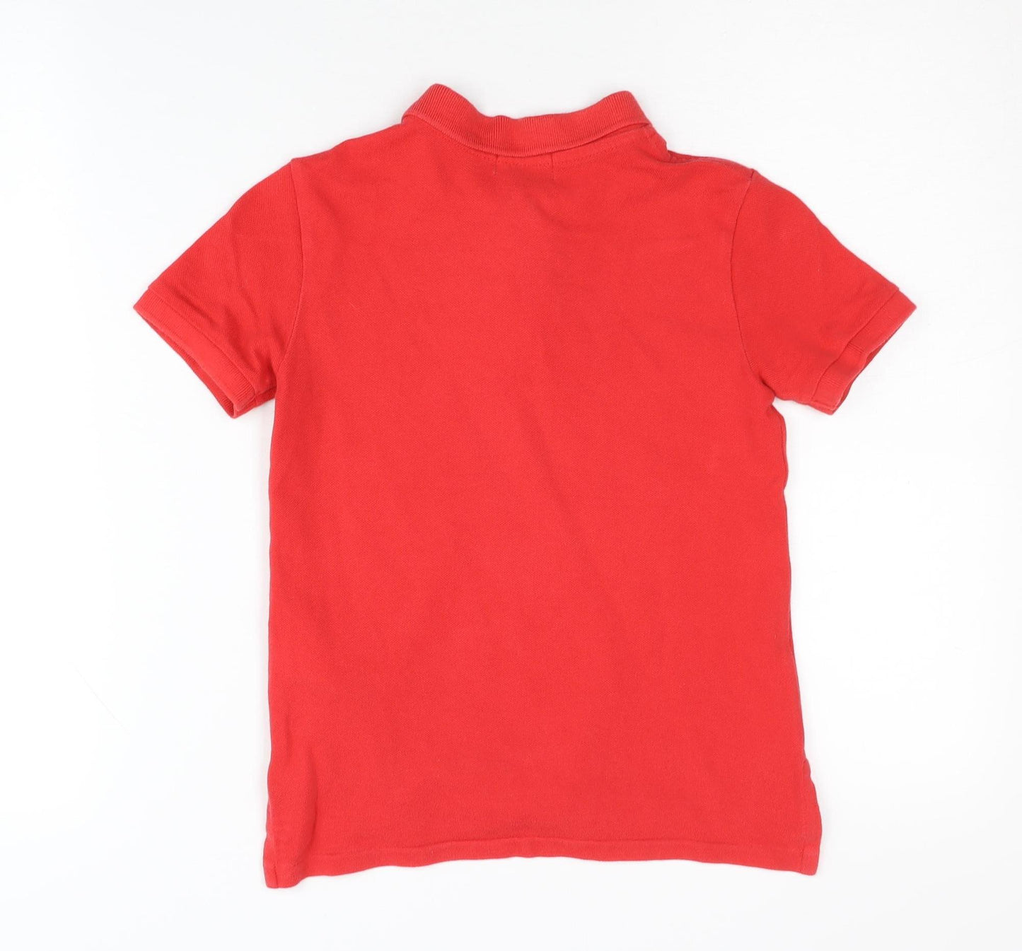 Polo Ralph Lauren Boys Red Polo Shirt, Size 10, Casual Style