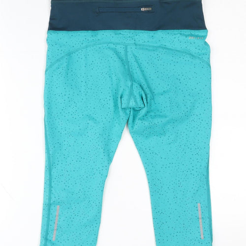 Nike Women's Blue Cropped Leggings S