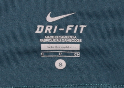 Nike Women's Blue Cropped Leggings S