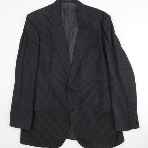 Magee Men's Grey Wool Blazer, Size 42 REG, Elegant Style